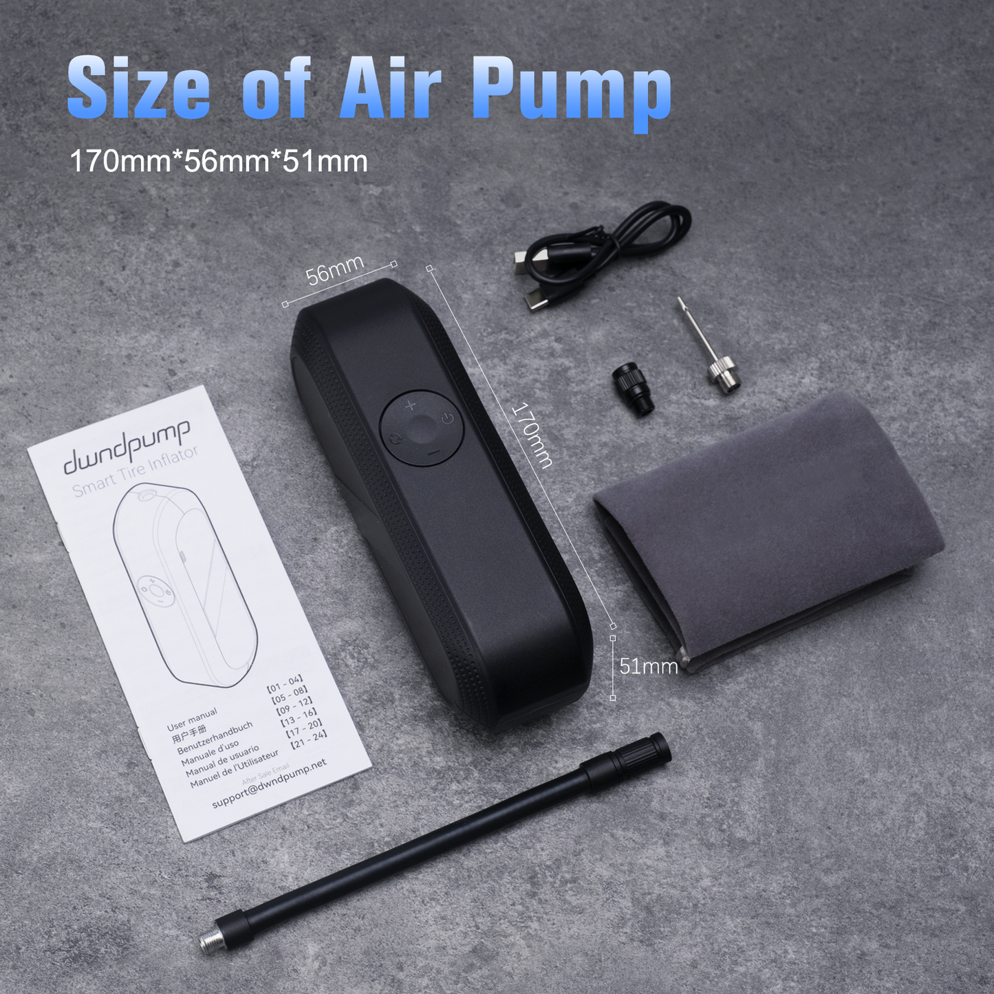 DWNDPUMP Smart Tire inflator DP1