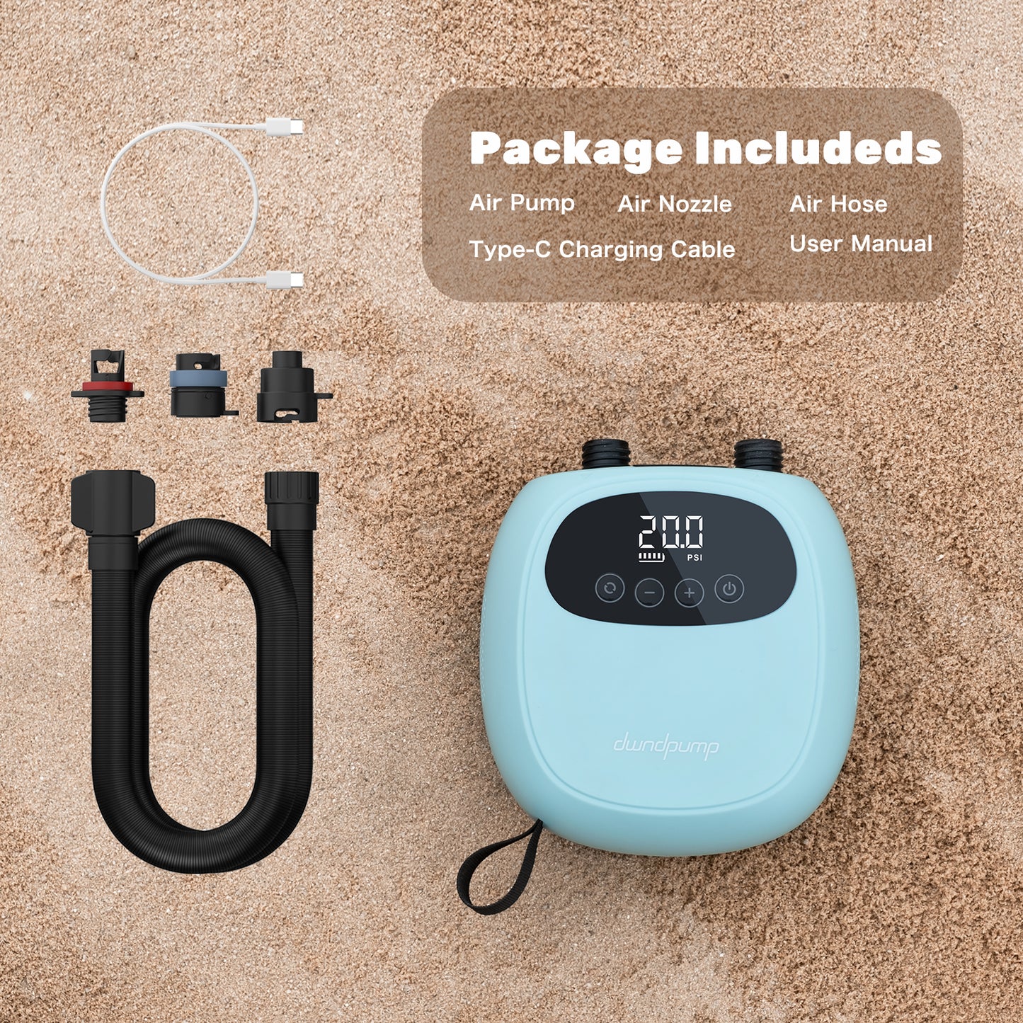 DWNDPUMP Electric SUP Air Pump DP3