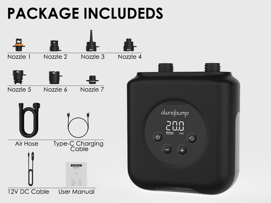 DWNDPUMP SUP Air Pump HOBO Pro